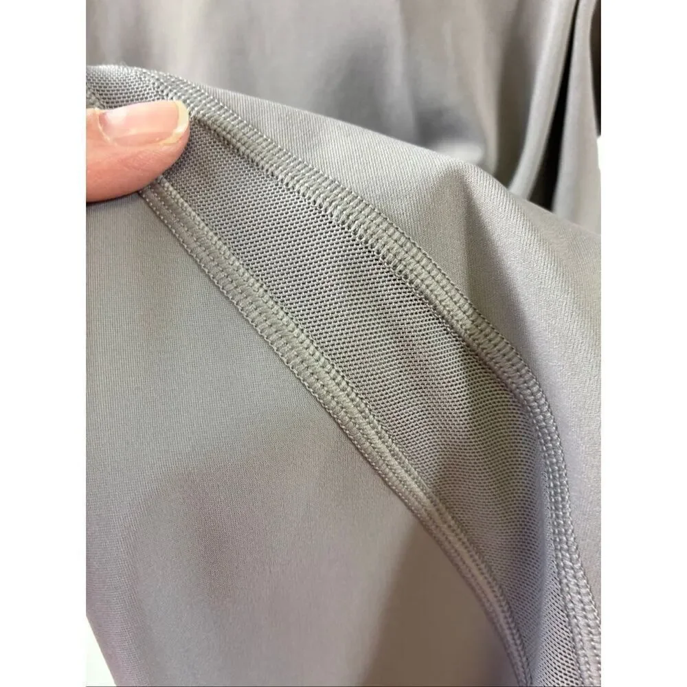 Lululemon High Rise Reversible Waist Scalloped Edge Leggings in Mauve Size 10